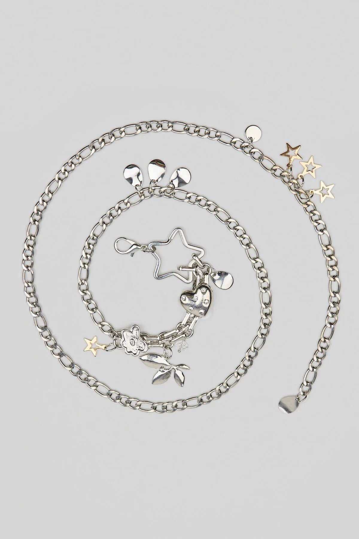 Multi Charm Chain Belt sold by Garage