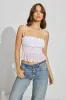 Smocked Lace Cami Top sold by Garage