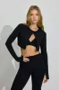 SoftActive Crop Cardigan sold by Garage