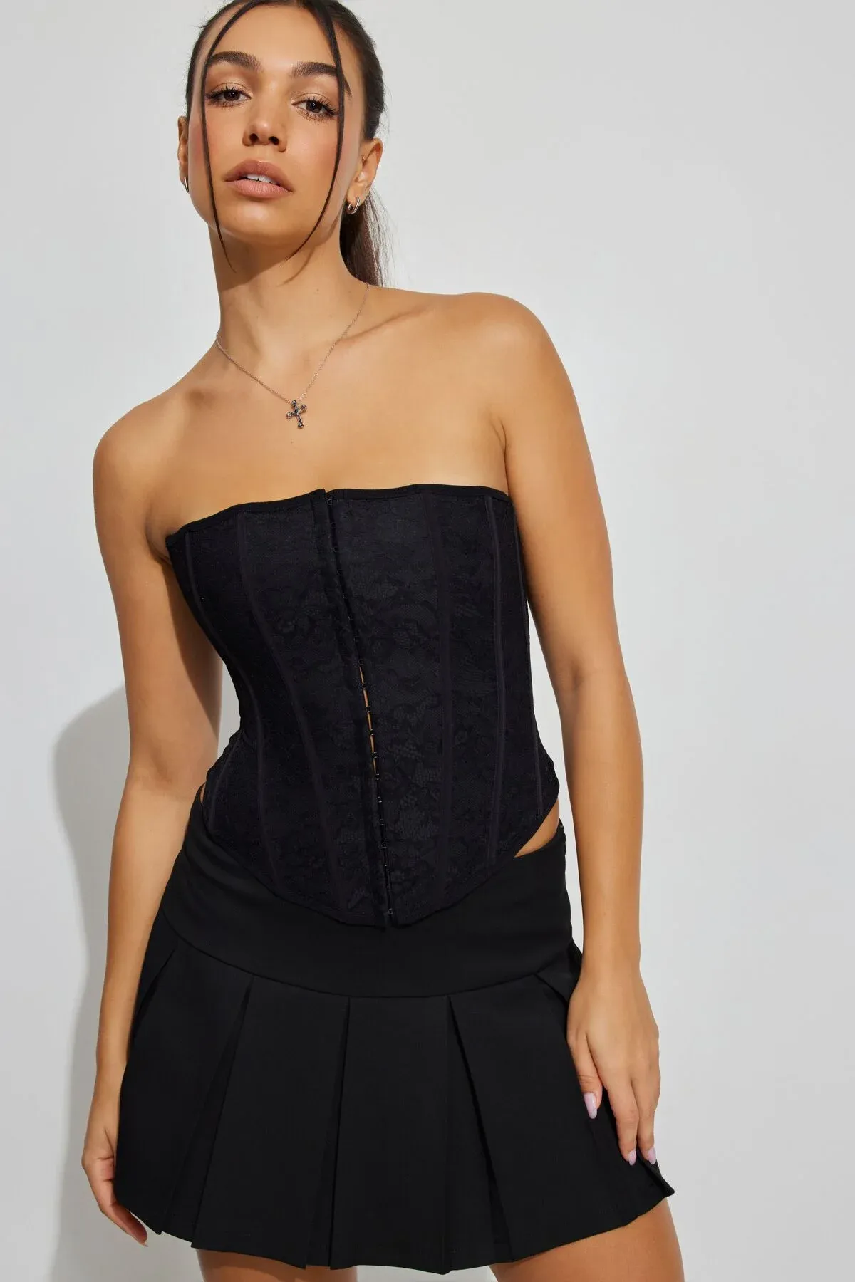 Giselle Strapless Lace Corset sold by Garage