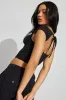 Milan Mesh Tie Back Bustier sold by Garage