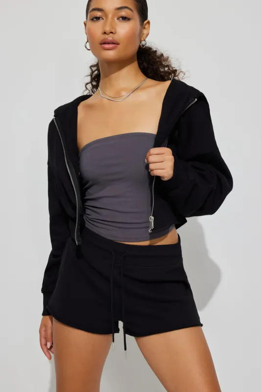 Cheeky Rib Waist Short sold by Garage