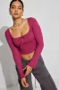 Crop Tie Front Sweater sold by Garage