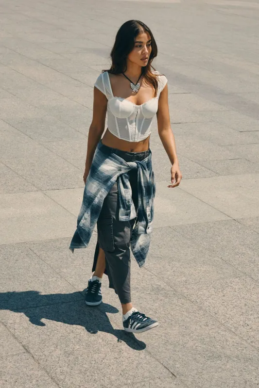 Kai Cargo Skirt sold by Garage