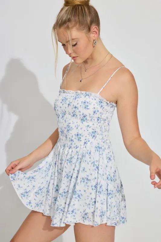 Kayley Smocked Tube Romper sold by Garage