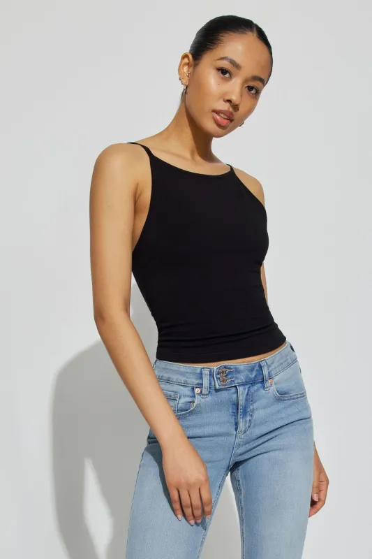 Boat Neck Lowback Cami Top sold by Garage