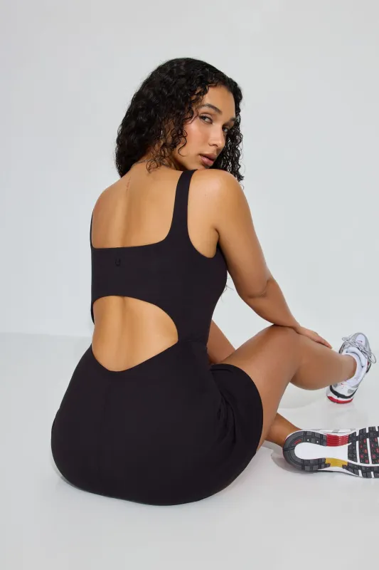 Square Neck Active Skort Mini Dress sold by Garage