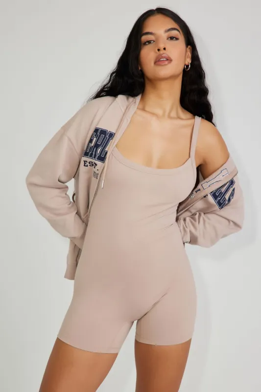 Ally Low Back Active Romper sold by Garage