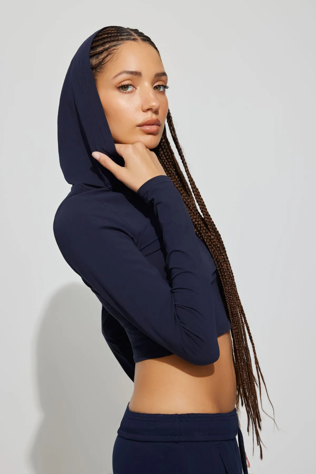 Crop Fitted Hoodie sold by Garage