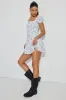 Alexis Smocked Flare Dress sold by Garage