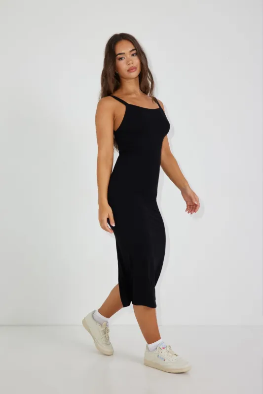 Naomi Low Back Midi Dress sold by Garage