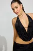 Open Back Cowl Top sold by Garage