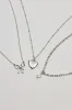 Set of 3 Bow, Pearl, and Heart Necklaces sold by Garage
