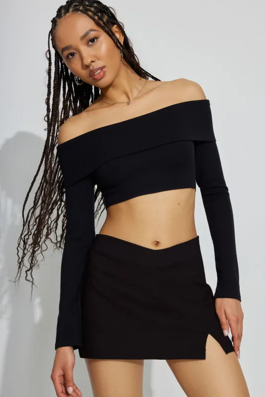 That's Hot Mini V Waist Skort sold by Garage