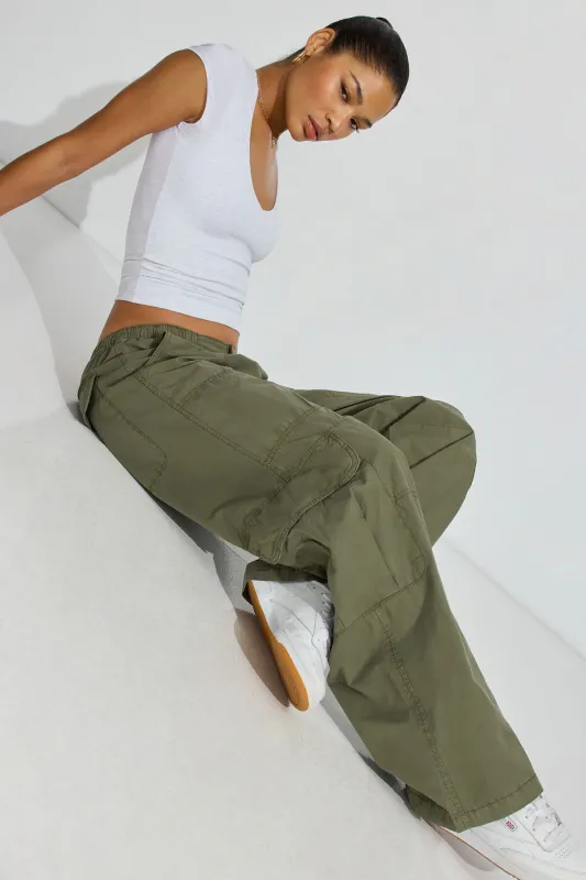 Poplin Extreme Baggy Cargo Pants sold by Garage