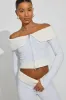 Combo Off Shoulder Zip Up sold by Garage