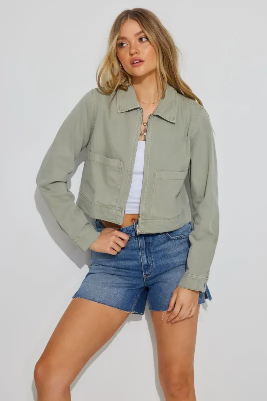 Clean Twill Jacket sold by Garage