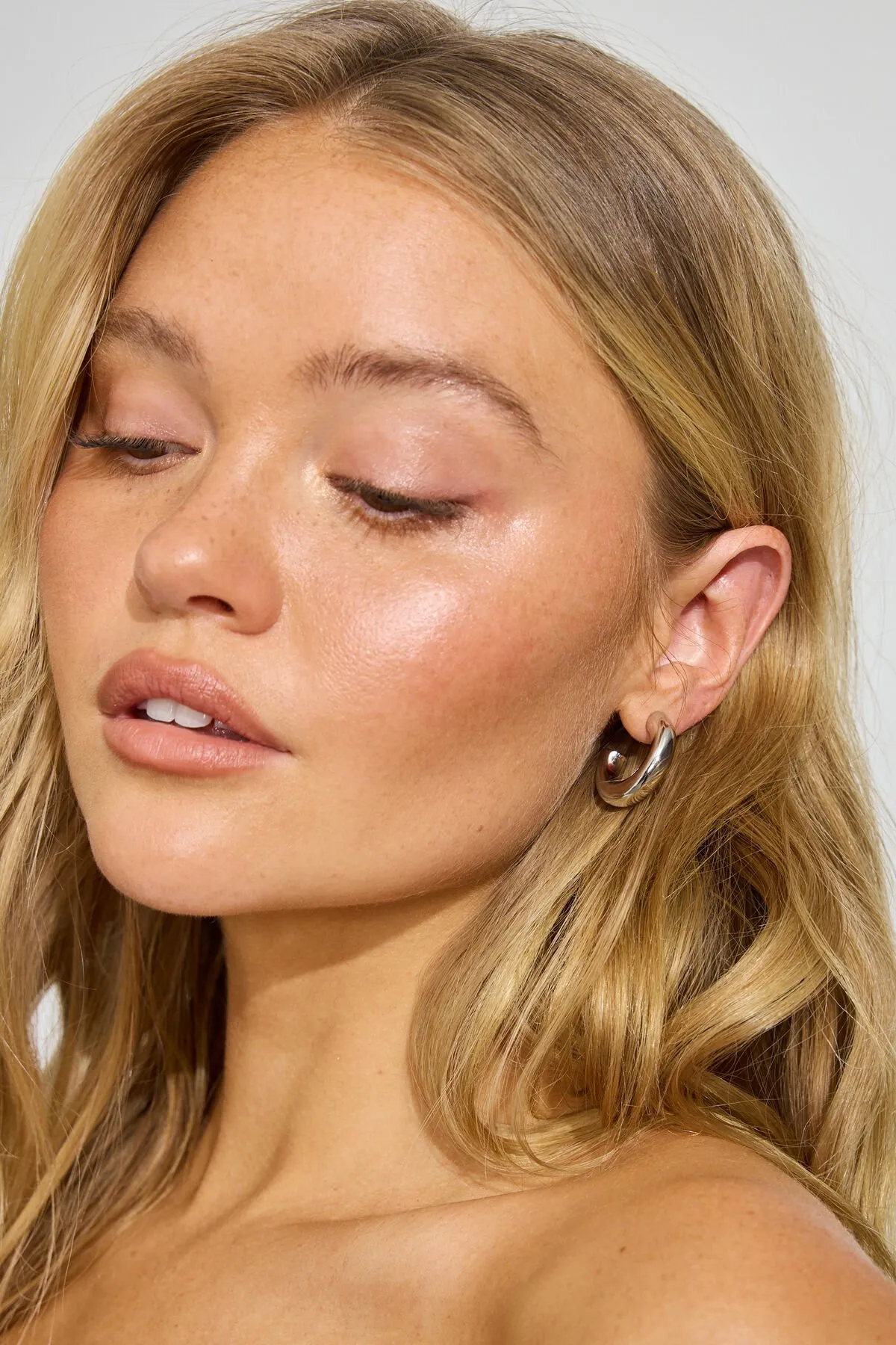 Smooth Chunky Hoop Earrings sold by Garage