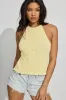 Smocked Boatneck Cami Top sold by Garage