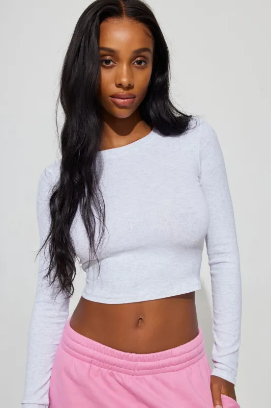 Kimmy Long Sleeve Crewneck Top sold by Garage