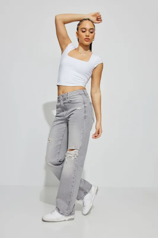 90's Straight Jean sold by Garage