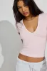 Sleek Deep V Neck T Shirt sold by Garage
