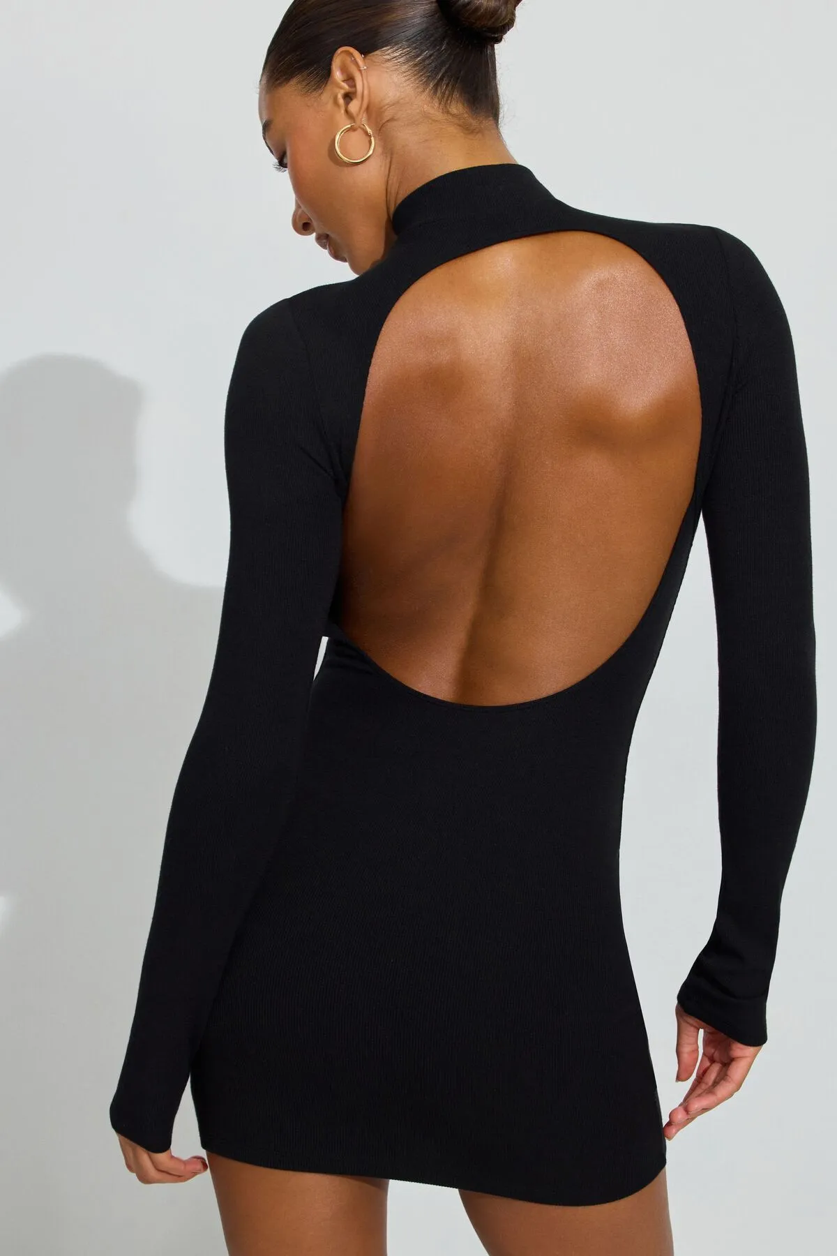 Long Sleeve Open Back Dress sold by Garage product image thumbnail 4