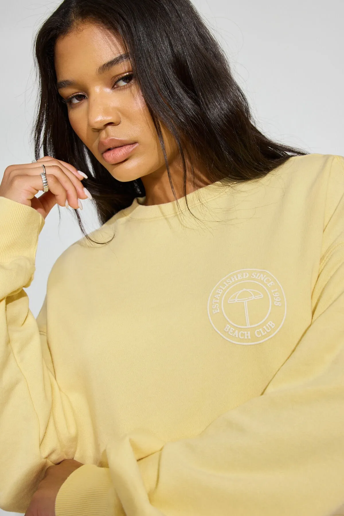 SoftTerry Oversized Crewneck Sweatshirt sold by Garage product image thumbnail 4