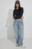 Sleek Crewneck Long Sleeve Top sold by Garage