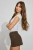Twill Micro Skort sold by Garage