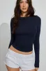 Soft Crewneck Long Sleeve T Shirt sold by Garage