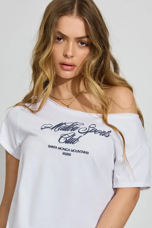 Off Shoulder T Shirt sold by Garage