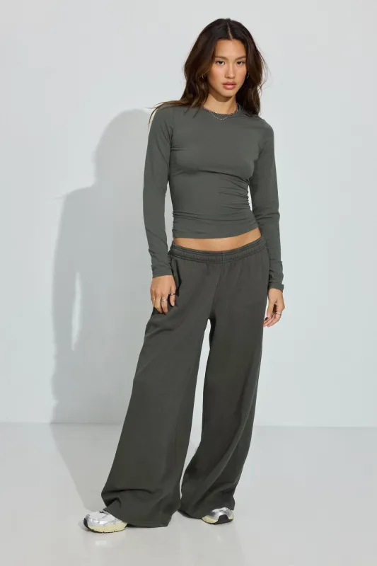 UltraFleece Super Wide Leg Sweatpants sold by Garage