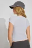 Tara V-Neck Short Sleeve Top sold by Garage