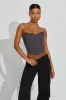 Lace Trim Strapless Bustier sold by Garage