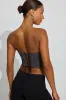 Lace Trim Strapless Bustier sold by Garage