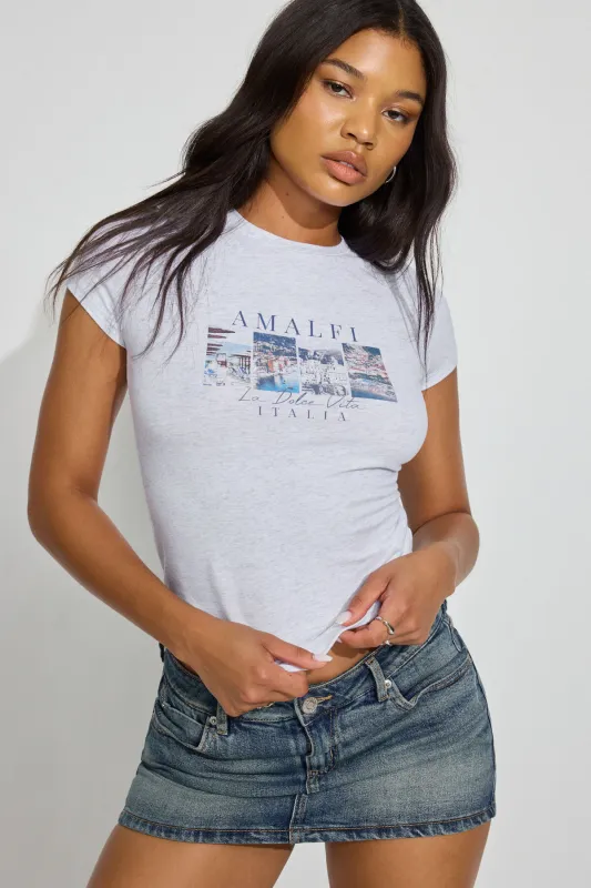 Estelle Longline Tee sold by Garage