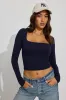 Addison Square Neck Top sold by Garage