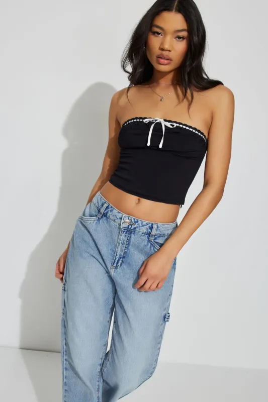 Trimmed Tube Top sold by Garage