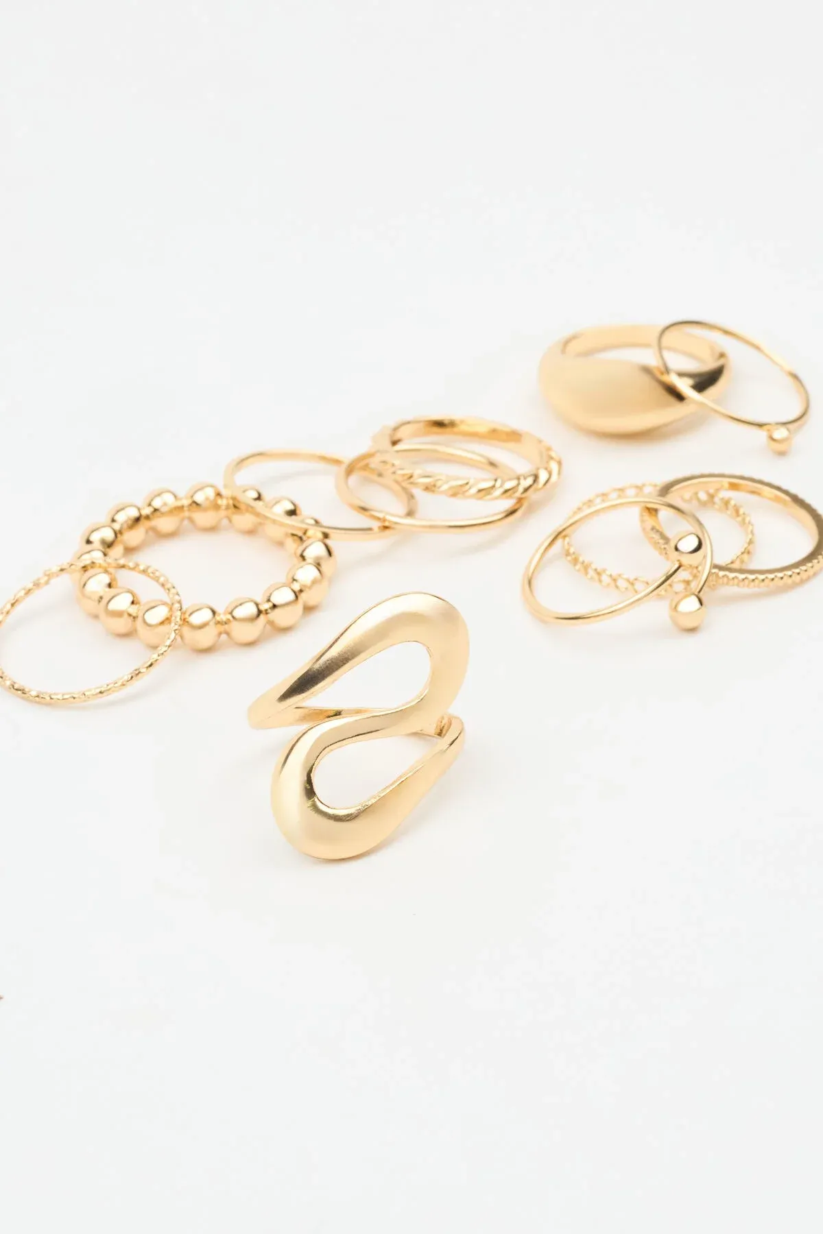 Set of 11 Abstract Rings sold by Garage