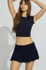 Livy Flowy Knit Skort sold by Garage