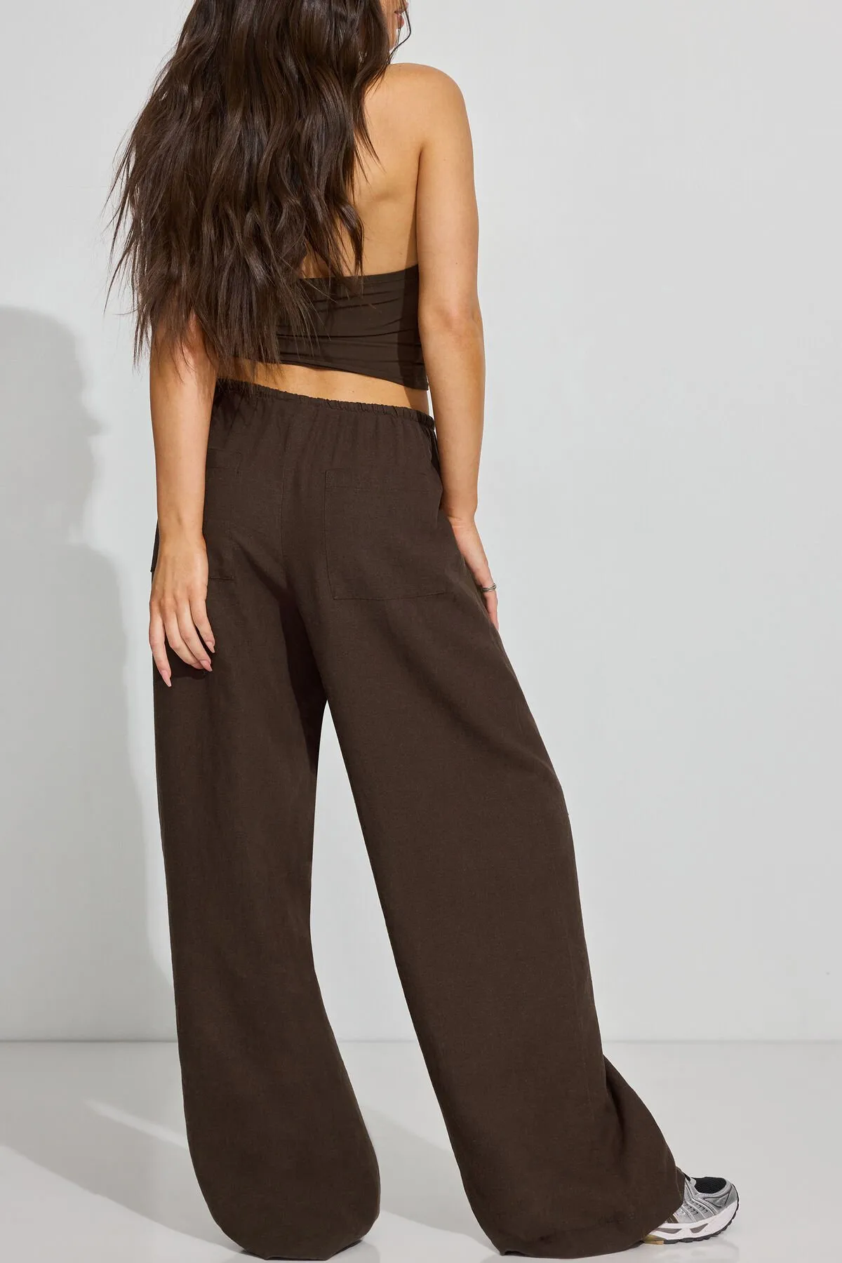 Millie Linen Pull-On Pants sold by Garage product image thumbnail 4