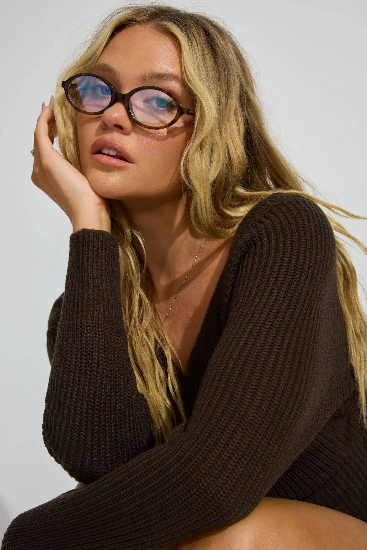 Slim Oval Blue Light Readers sold by Garage