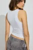 Scoop Neck Ribbed Tank Top sold by Garage