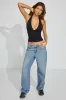Sleek Plunge Halter Top sold by Garage