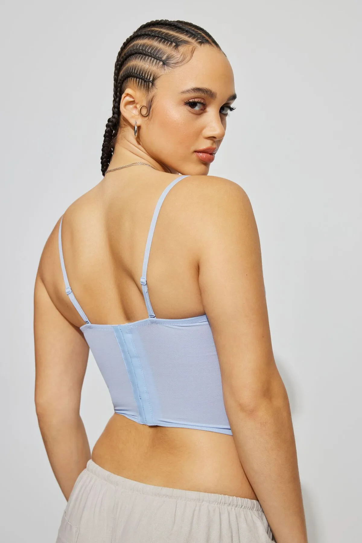 Chrishell Lace Mesh Bustier sold by Garage product image thumbnail 4