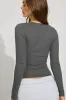 Tara V-Neck Long Sleeve Top sold by Garage