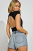 Open Back Cap Sleeve T-Shirt sold by Garage