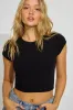 Open Back Cap Sleeve T-Shirt sold by Garage