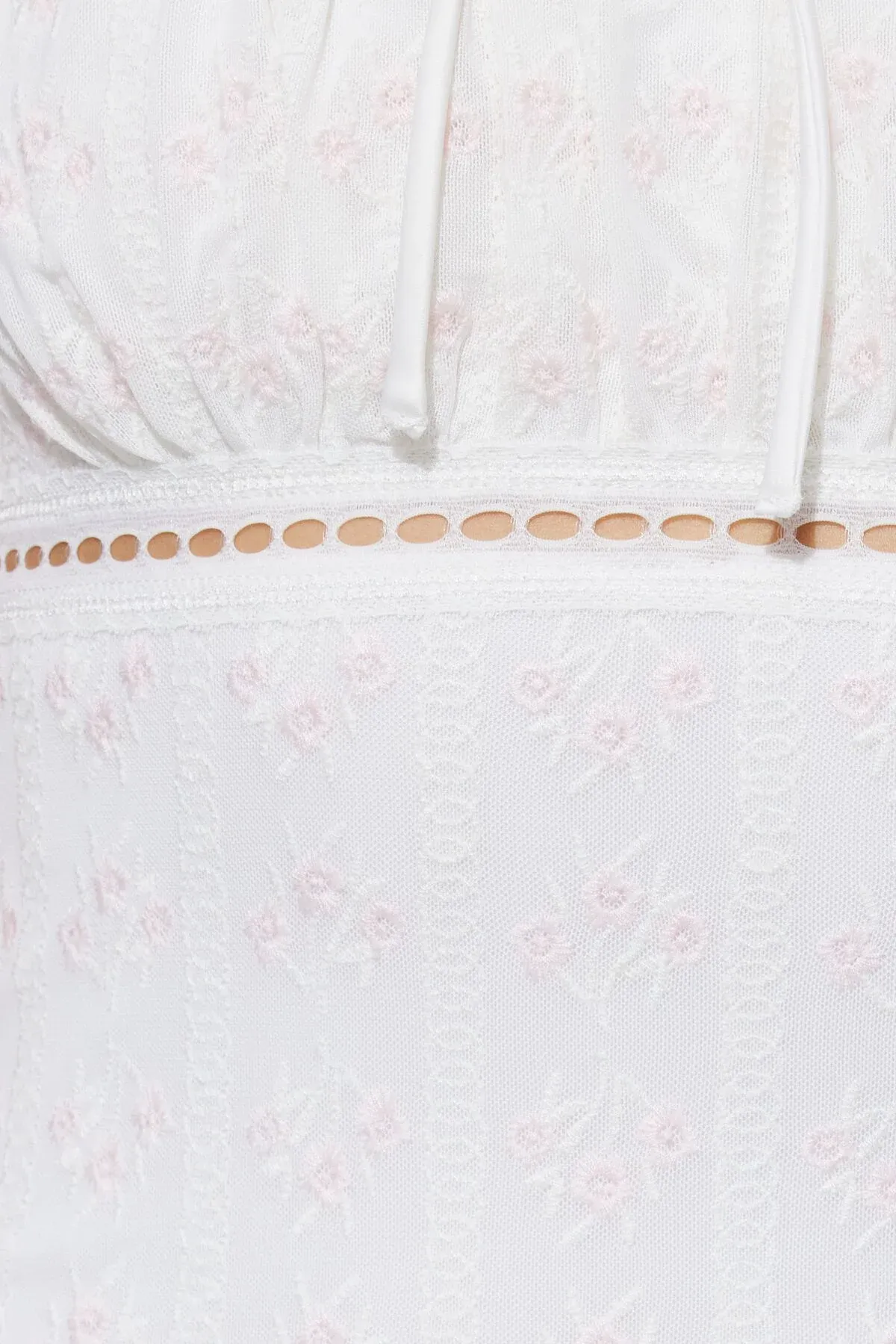 Embroidered Mesh Mini Dress sold by Garage product image thumbnail 4